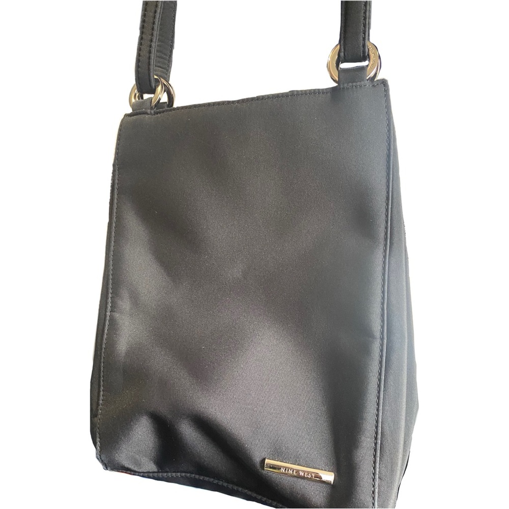 Nine West black nylon shoulder bag